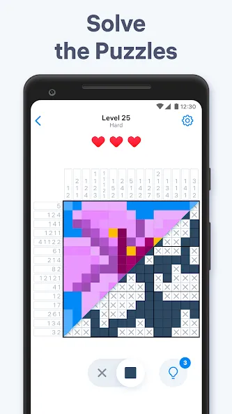 Nonogram.com - Picture Cross [МОД: Много денег, Монет и Все открыто] Screenshot 1