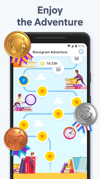 Nonogram.com - Picture Cross [МОД: Много денег, Монет и Все открыто] Screenshot 5