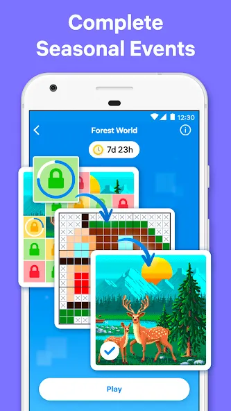 Nonogram Color - Logic Puzzle [МОД: Бесконечные деньги, Монеты и Мега MOD] Screenshot 3