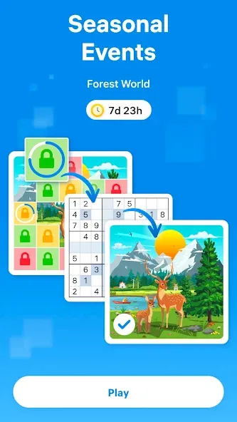Sudoku.com - Classic Sudoku [МОД: Меню, Бесконечные монеты и Открытые уровни] Screenshot 3