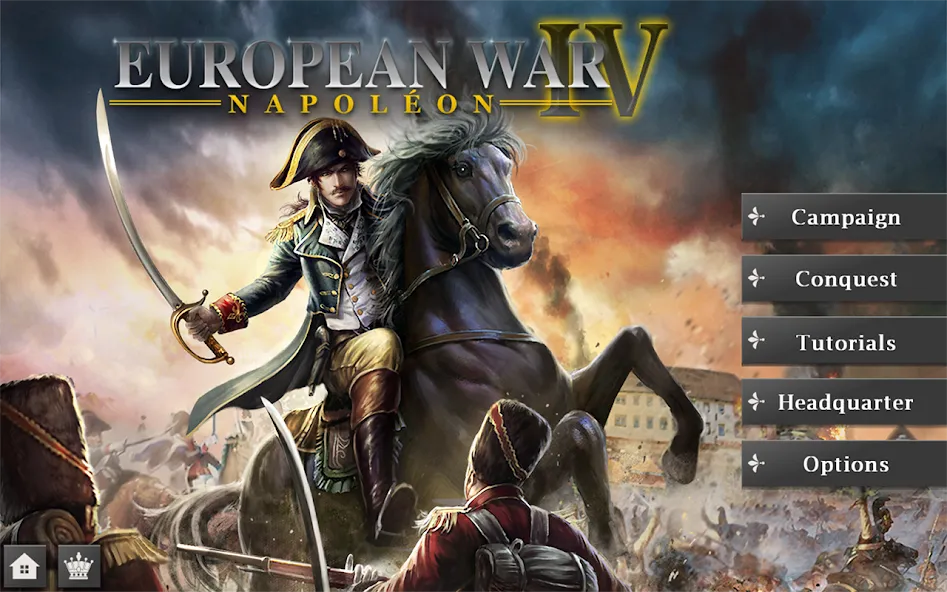 European War 4 : Napoleon (Европейская война 4) [МОД: Все открыто, Дополнительные деньги и Меню MOD] Screenshot 1