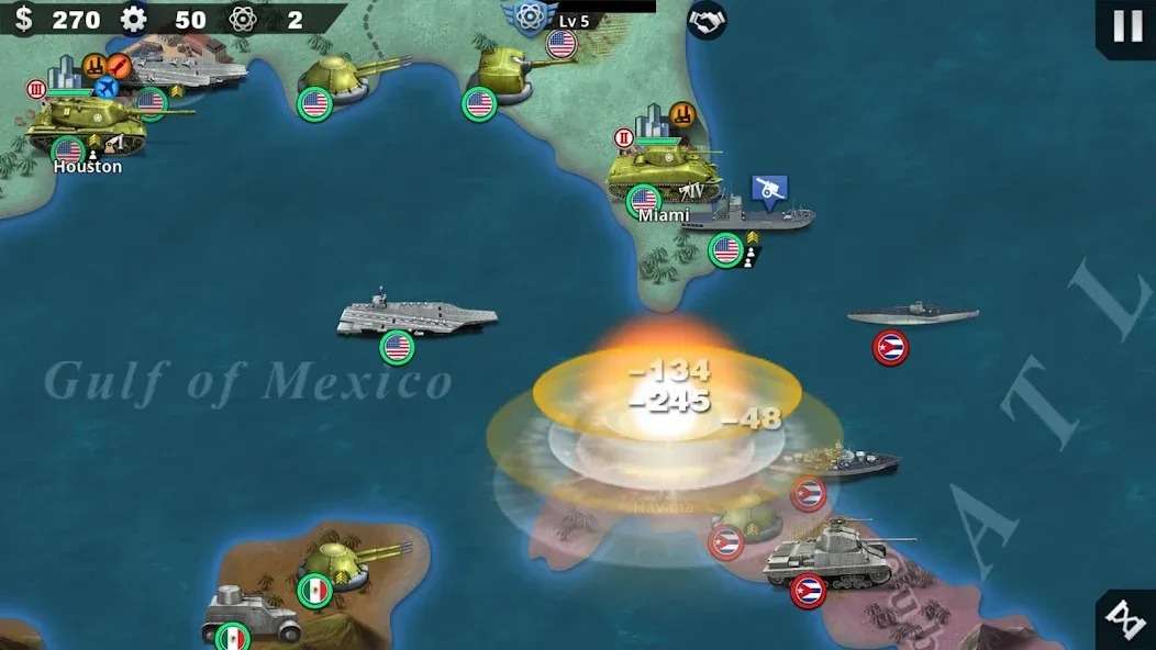 World Conqueror 4-WW2 Strategy (Ворлд Конкерор 4) [МОД: Все открыто, Дополнительные деньги и Меню MOD] Screenshot 5