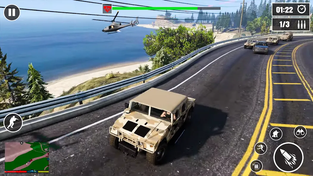 Truck Simulator Games 3D (Трак Симулятор Армейские Игры 3D) [МОД: Меню, Бесконечные монеты и Открытые уровни] Screenshot 3