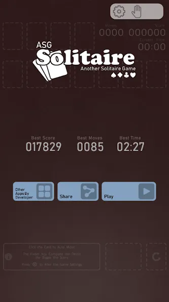 Solitaire - ASG (Солитр) [МОД: Бесконечные деньги, Монеты и Мега MOD] Screenshot 1