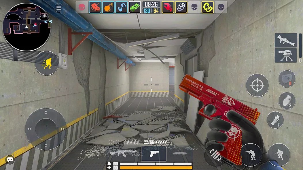 Fire Strike - Gun Shooter FPS (Файр страйк) [МОД: Много денег, Монет и Все открыто] Screenshot 2