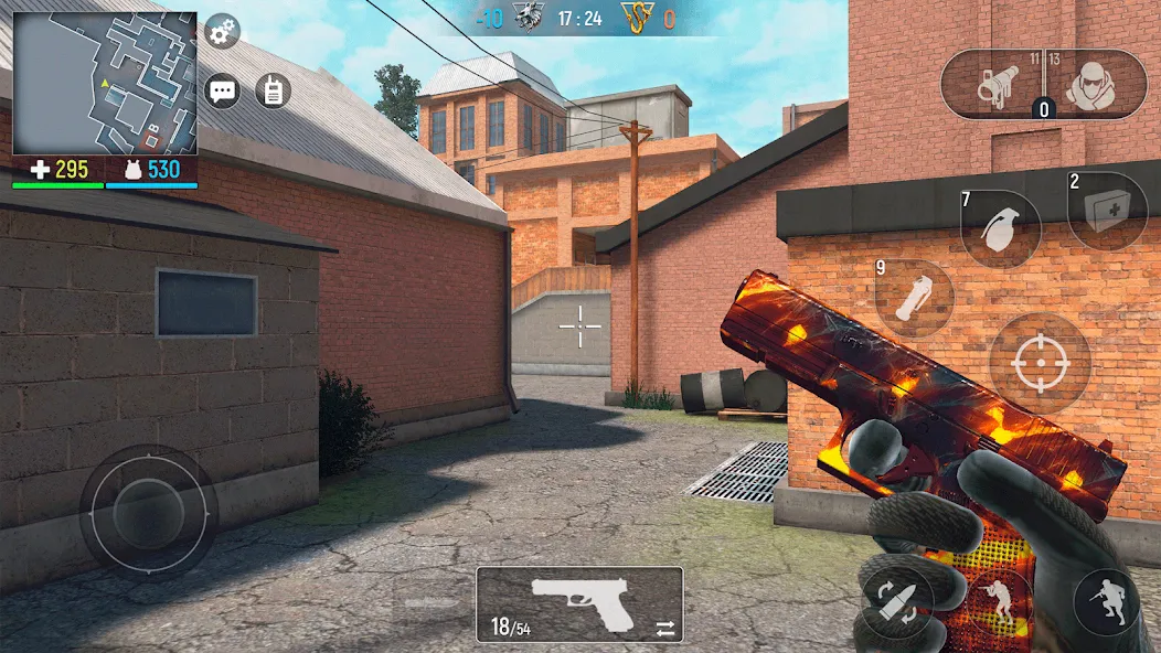 Modern Ops: Gun Shooting Games (Модерн Опс) [МОД: Много монет, Открытые уровни и Мега MOD] Screenshot 2