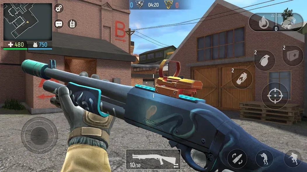 Modern Ops: Gun Shooting Games (Модерн Опс) [МОД: Много монет, Открытые уровни и Мега MOD] Screenshot 5