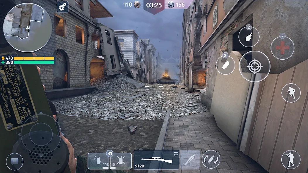 World War 2: Shooting Games (Вторая мировая война) [МОД: Много монет, Открытые уровни и Мега MOD] Screenshot 2