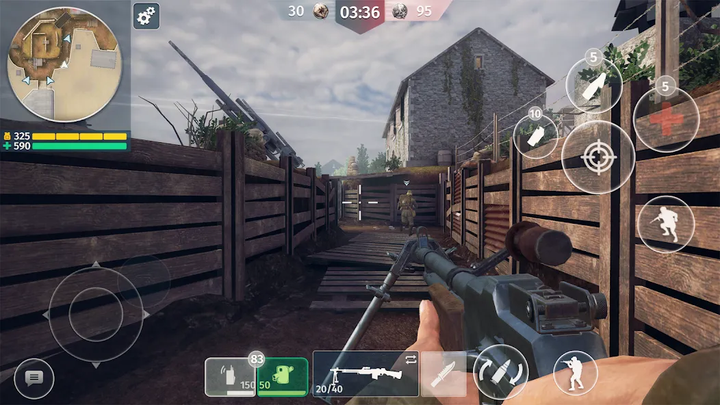 World War 2: Shooting Games (Вторая мировая война) [МОД: Много монет, Открытые уровни и Мега MOD] Screenshot 5