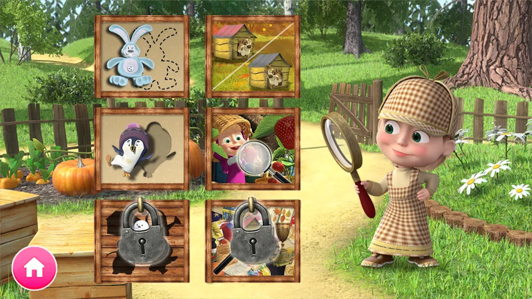 Masha and the Bear Educational [MOD: Разблокировано] - Скриншот 1