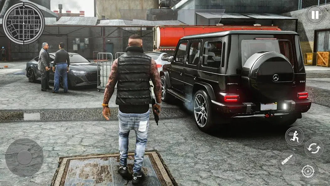 Grand Theft Shooting Games 3D (Мафия Сити Варс Бандитские Игры) [МОД: Все открыто, Дополнительные деньги и Меню MOD] Screenshot 3