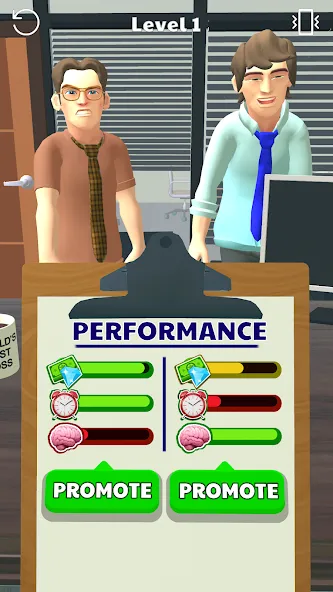 Boss Life 3D: Office Adventure (Босс Лайф 3Д) [МОД: Много монет, Открытые уровни и Мега MOD] Screenshot 1