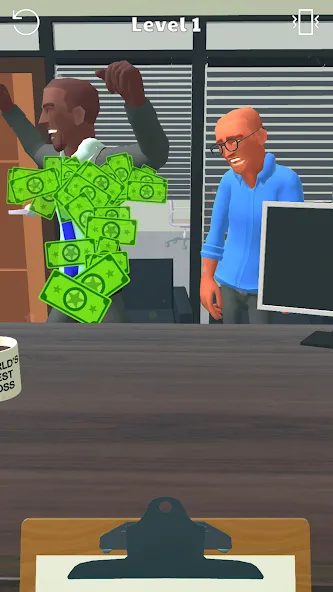 Boss Life 3D: Office Adventure (Босс Лайф 3Д) [МОД: Много монет, Открытые уровни и Мега MOD] Screenshot 2