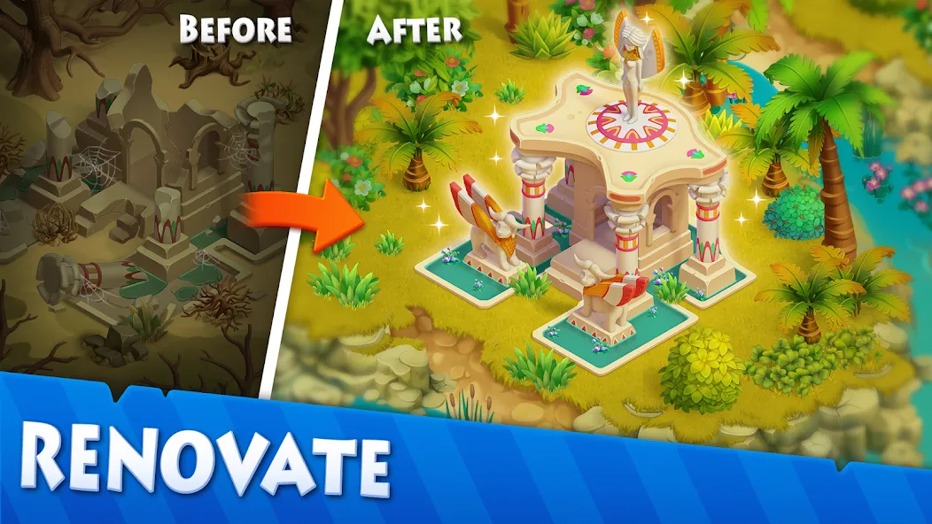 Nile Valley: Farm Adventure (Ниловская долина) [МОД: Все открыто, Дополнительные деньги и Меню MOD] Screenshot 5