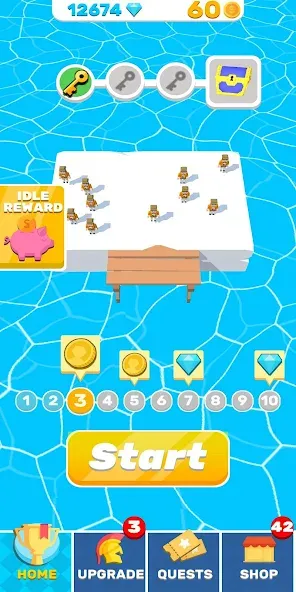 Trivia.io [МОД: Меню, Бесконечные монеты и Открытые уровни] Screenshot 2