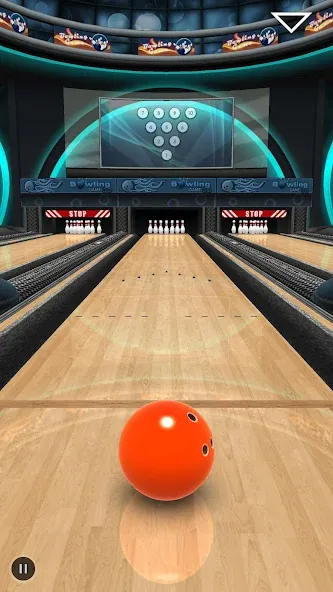Bowling Game 3D (Боулинг игра 3D) [МОД: Меню, Бесконечные монеты и Открытые уровни] Screenshot 1