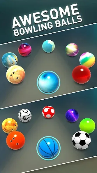 Bowling Game 3D (Боулинг игра 3D) [МОД: Меню, Бесконечные монеты и Открытые уровни] Screenshot 2
