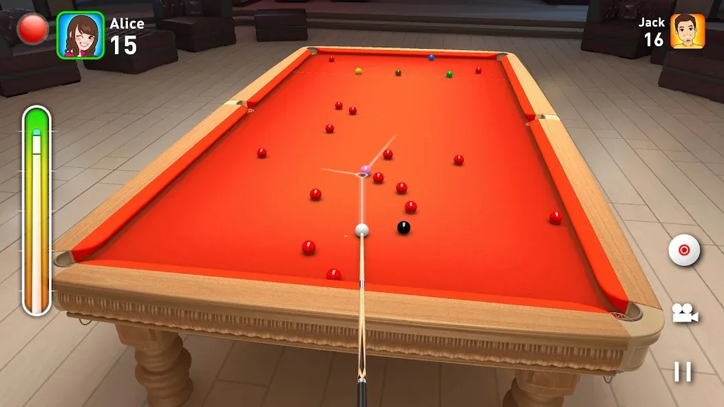 Real Snooker 3D (Реал Снукер 3D) [МОД: Меню, Бесконечные монеты и Открытые уровни] Screenshot 4