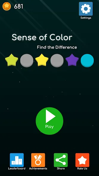 Sense of Color - Find the Diff [МОД: Бесконечные деньги, Монеты и Мега MOD] Screenshot 1