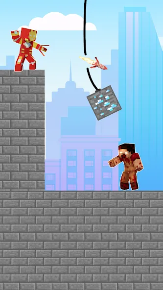 City Hero: Crime Shoot Puzzle (Хиро Крафт Пазлы) [МОД: Много денег, Монет и Все открыто] Screenshot 3