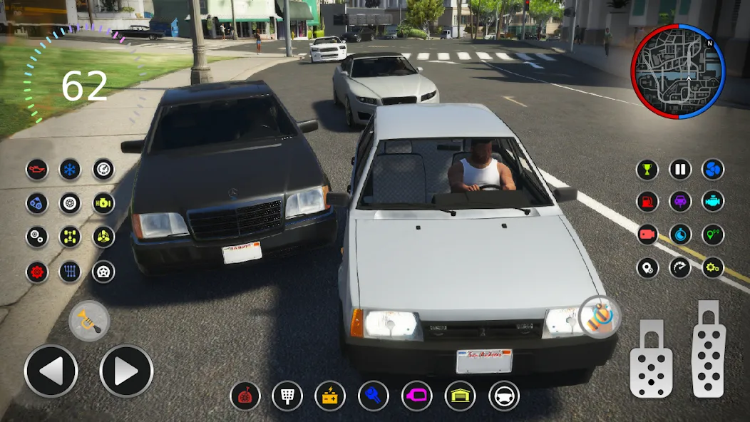 21099 Lada: Russian Racer Max [МОД: Много денег, Монет и Все открыто] Screenshot 3