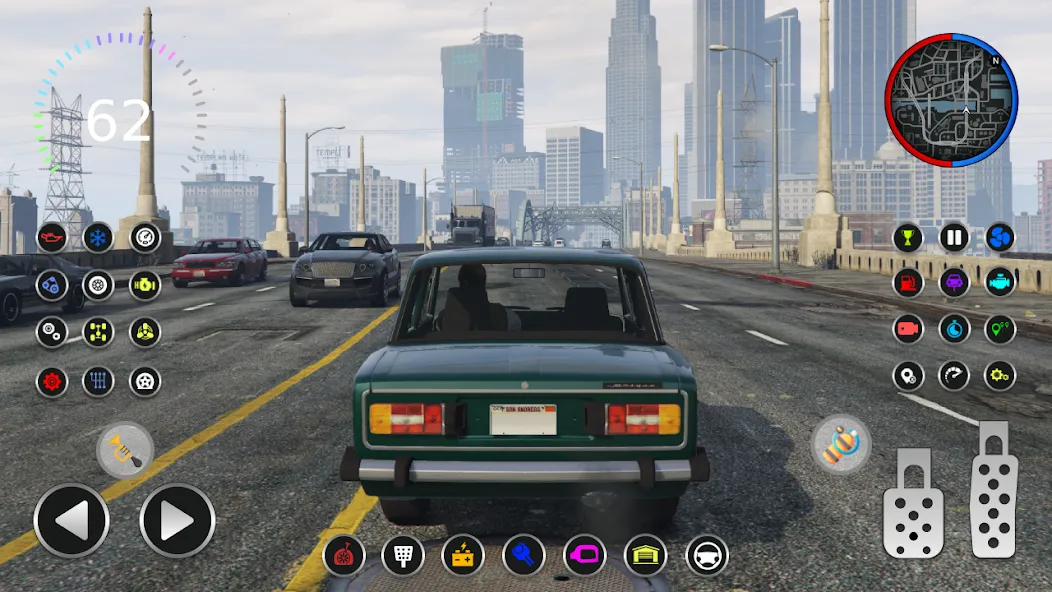 2106 VAZ: Lada Drift & Racing [МОД: Бесконечные деньги, Монеты и Мега MOD] Screenshot 2