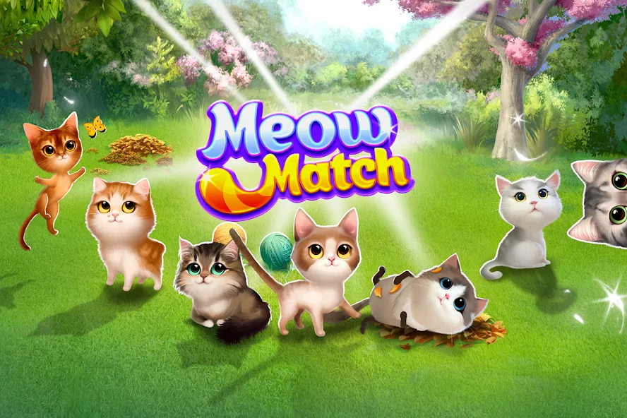 Meow Match (Мяу Матч) [МОД: Много монет, Открытые уровни и Мега MOD] Screenshot 3