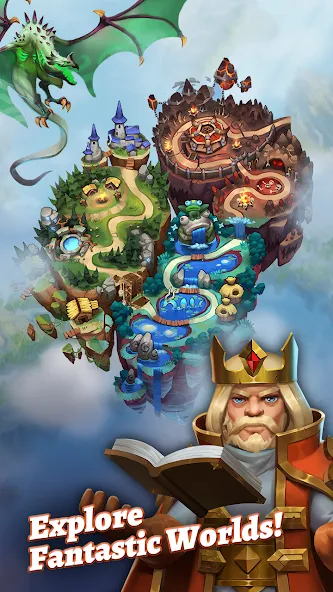 Dragon Strike: Puzzle RPG (Драгон Страйк) [МОД: Все открыто, Дополнительные деньги и Меню MOD] Screenshot 4