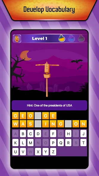 Online Hangman Word Game (Онлайн игра в слова Висельник) [МОД: Бесконечные деньги, Монеты и Мега MOD] Screenshot 5