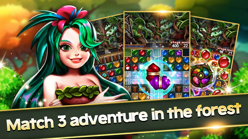 Jewel Forest Village (Джуэл Форест Виллидж) [МОД: Много денег, Монет и Все открыто] Screenshot 1