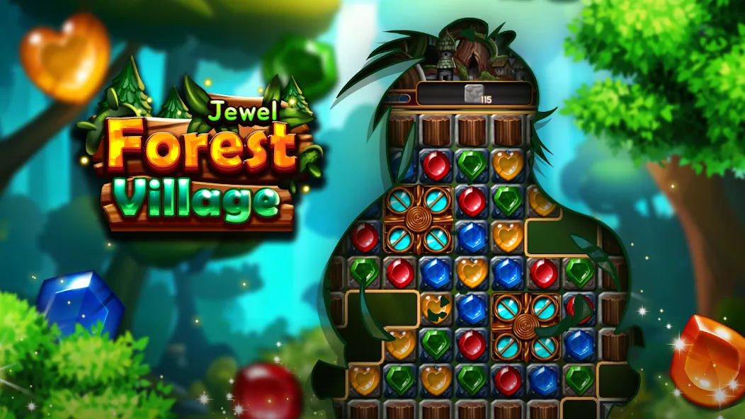 Jewel Forest Village (Джуэл Форест Виллидж) [МОД: Много денег, Монет и Все открыто] Screenshot 5