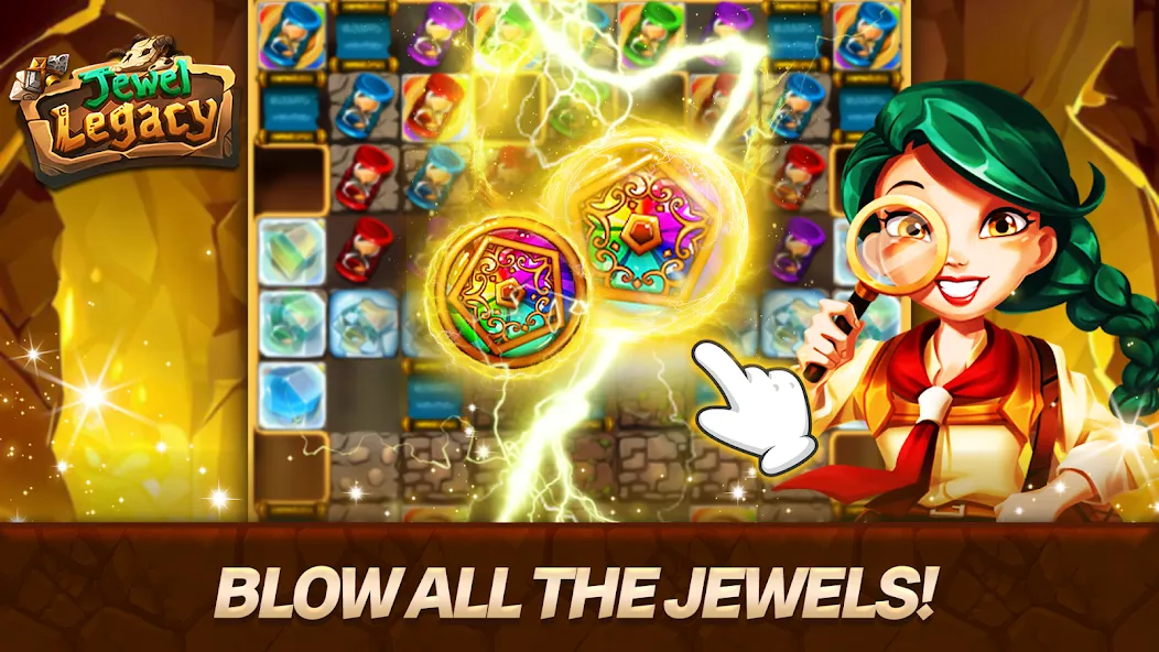 Jewel Legacy (Джуэл Легаси) [МОД: Бесконечные деньги, Монеты и Мега MOD] Screenshot 1