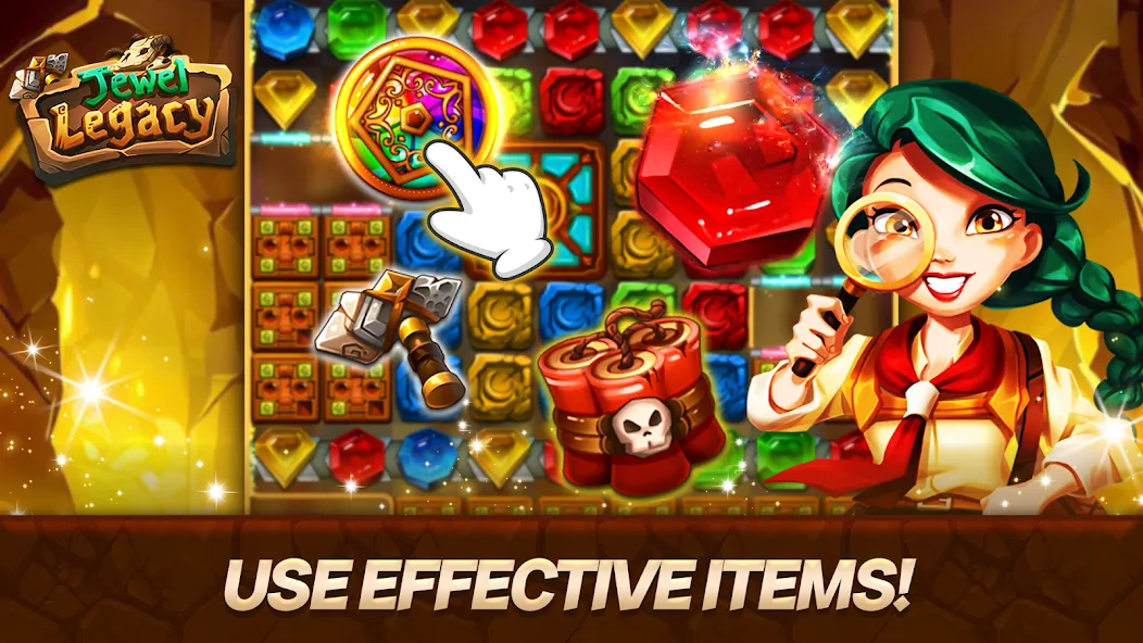 Jewel Legacy (Джуэл Легаси) [МОД: Бесконечные деньги, Монеты и Мега MOD] Screenshot 3