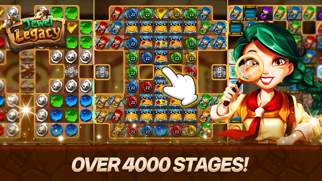 Jewel Legacy (Джуэл Легаси) [МОД: Бесконечные деньги, Монеты и Мега MOD] Screenshot 4