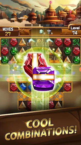 Fantastic Jewel Lost Kingdom (Фантастическое утраченное королевство драгоценностей) [МОД: Много монет, Открытые уровни и Мега MOD] Screenshot 2