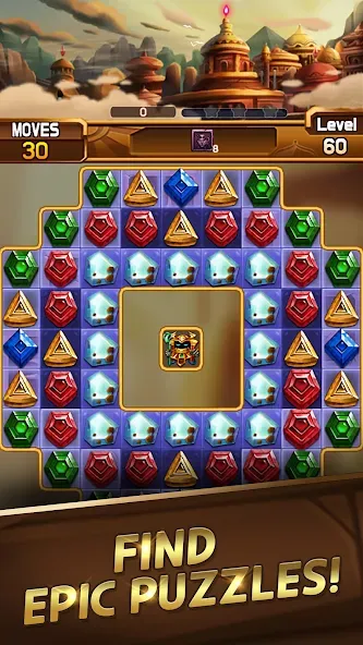 Fantastic Jewel Lost Kingdom (Фантастическое утраченное королевство драгоценностей) [МОД: Много монет, Открытые уровни и Мега MOD] Screenshot 5