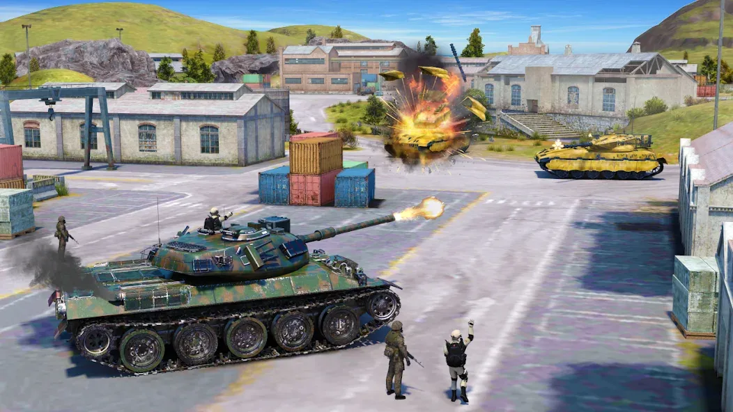 Tank Battle Army Games 2023 [МОД: Бесконечные деньги, Монеты и Мега MOD] Screenshot 4