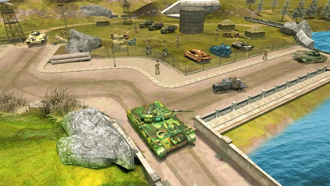 Tank Battle Army Games 2023 [МОД: Бесконечные деньги, Монеты и Мега MOD] Screenshot 5