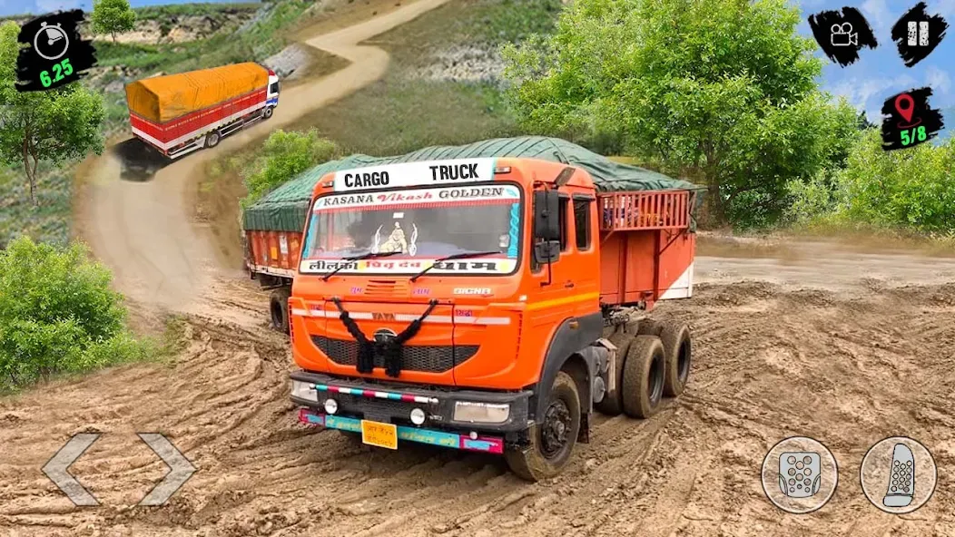 Cargo Truck Simulator Games 3D (Американский симулятор вождения грузовика) [МОД: Много денег, Монет и Все открыто] Screenshot 2