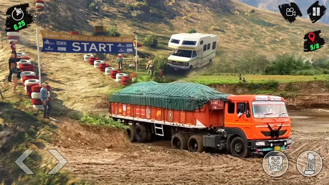 Cargo Truck Simulator Games 3D (Американский симулятор вождения грузовика) [МОД: Много денег, Монет и Все открыто] Screenshot 3