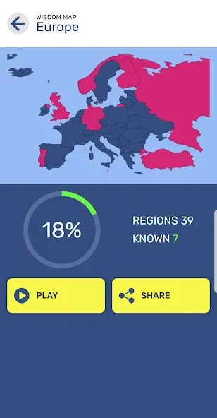 Map Quiz World Geography (Мап Квиз Всемирная География) [MOD: Все разблокировано] - Скриншот 4