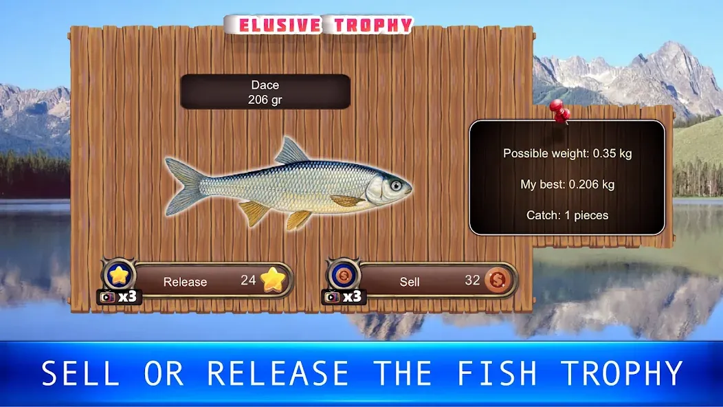Fish rain: sport fishing [МОД: Много денег, Монет и Все открыто] Screenshot 2