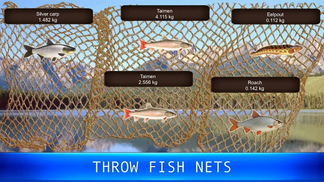 Fish rain: sport fishing [МОД: Много денег, Монет и Все открыто] Screenshot 5