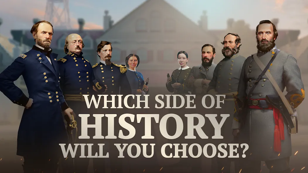 War and Peace: Civil War [МОД: Меню, Бесконечные монеты и Открытые уровни] Screenshot 1