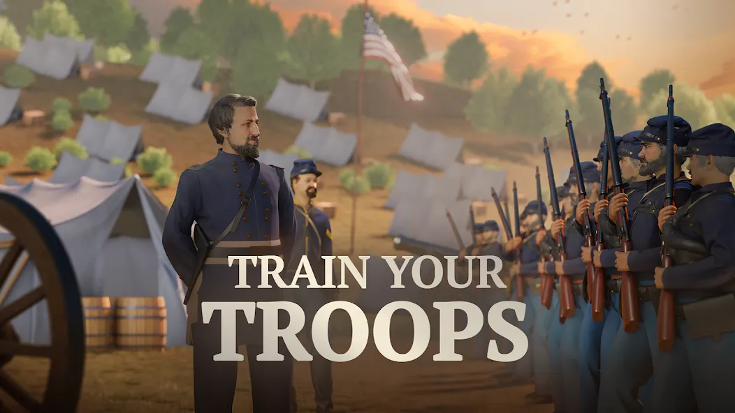 War and Peace: Civil War [МОД: Меню, Бесконечные монеты и Открытые уровни] Screenshot 3