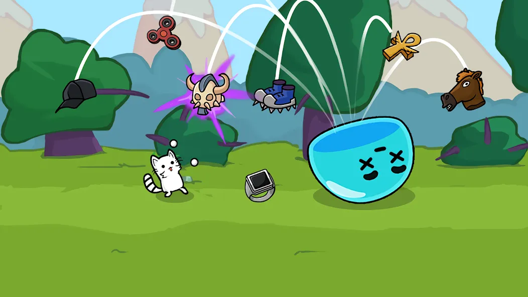 Stickman Cat Gun offline games [МОД: Деньги, Монеты и Меню MOD] Screenshot 3