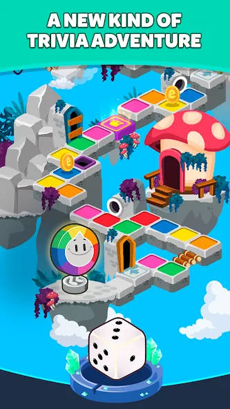 Adventure Trivia Crack (Тривия Крэк Приключение) [МОД: Деньги, Монеты и Меню MOD] Screenshot 3