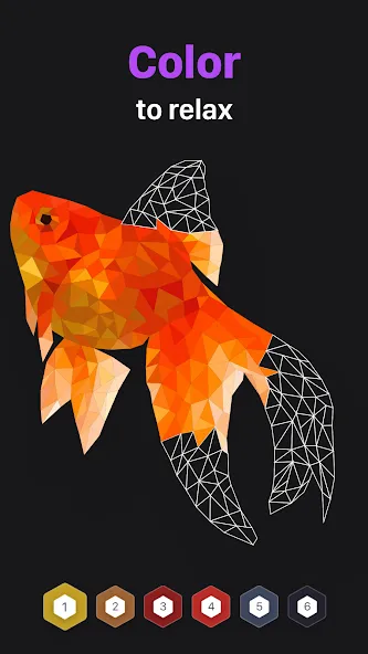 Polygon — Art Coloring Book (Полигон) [MOD: Все открыто] - Скриншот 1