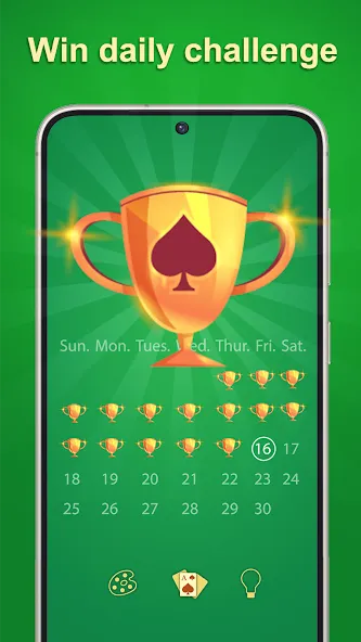 Solitaire - 2024 [МОД: Все открыто, Дополнительные деньги и Меню MOD] Screenshot 2