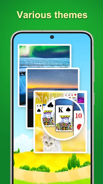 Solitaire - 2024 [МОД: Все открыто, Дополнительные деньги и Меню MOD] Screenshot 3